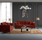 Lenox 3 & 2 Seater Sofa – Mid-Century Modern Brilliance