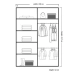 CHELSEA WARDROBE - Premium Sliding Wardrobe System with Customizable Storage - Image 13