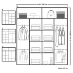 BATUMI WARDROBE - Elegant Sliding Door Wardrobe with Premium Organization - Image 14