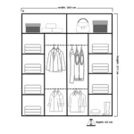 CHELSEA WARDROBE - Premium Sliding Wardrobe System with Customizable Storage - Image 14