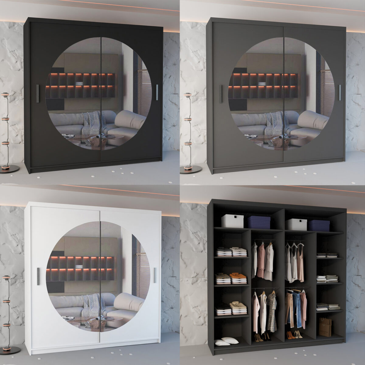 RINGO WARDROBE – Scandinavian-Inspired Minimalist Wardrobe with Smart Storage - Image 1