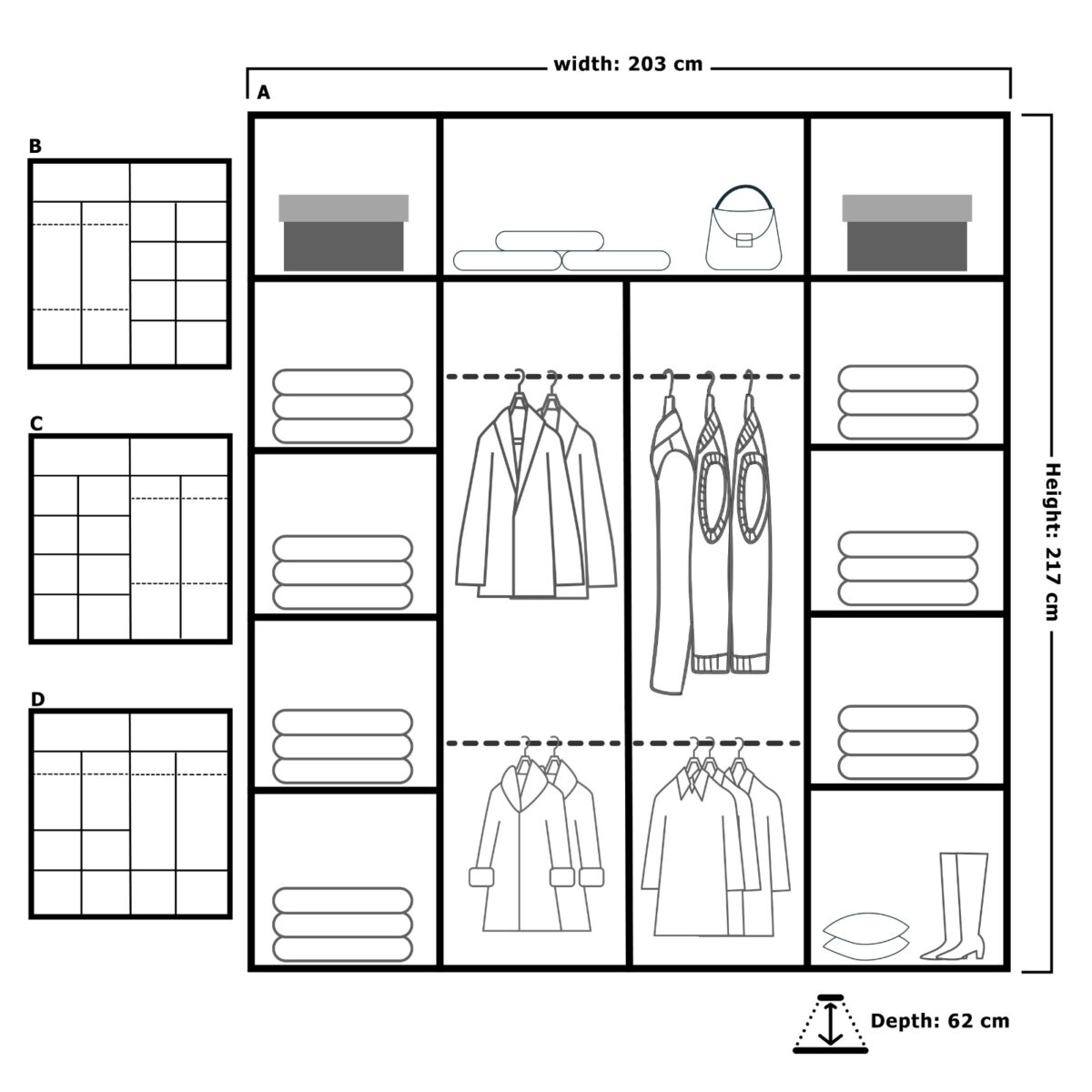 VISION WARDROBE – Smart Sliding Wardrobe with Integrated Technology - Image 11