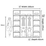 CHELSEA WARDROBE - Premium Sliding Wardrobe System with Customizable Storage - Image 12