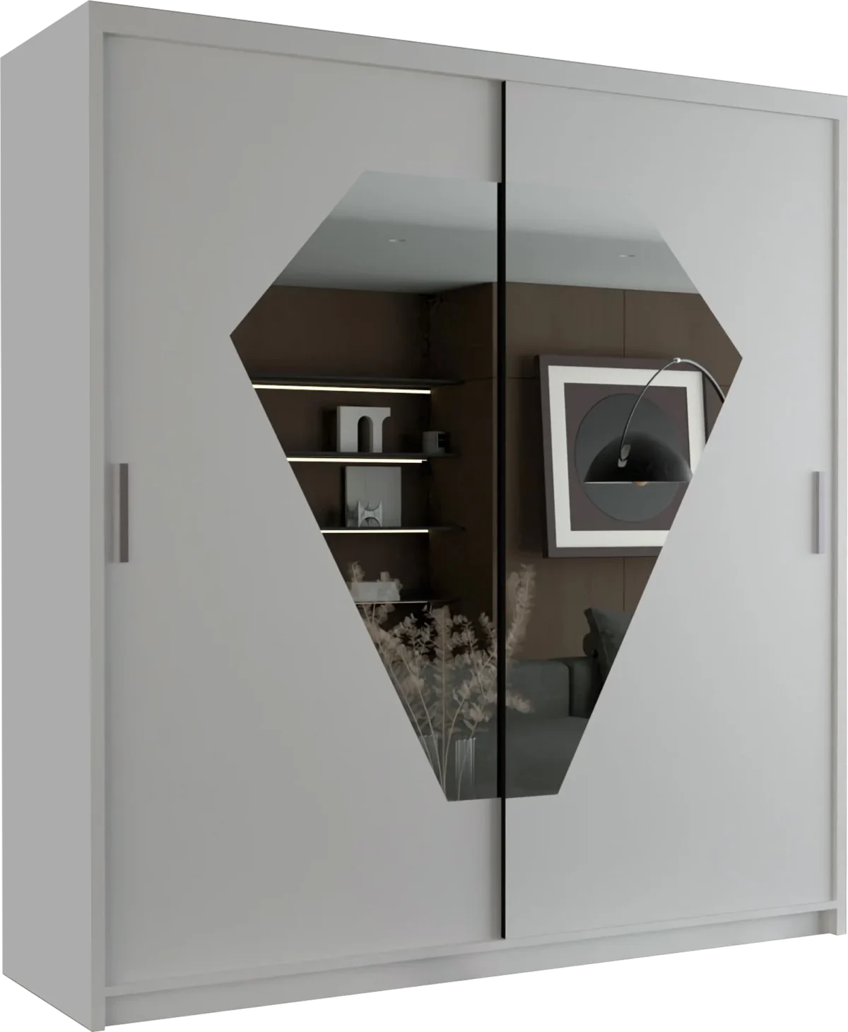 DIAMOND WARDROBE – Luxurious Sliding Door Wardrobe with Premium Brilliance - Image 6