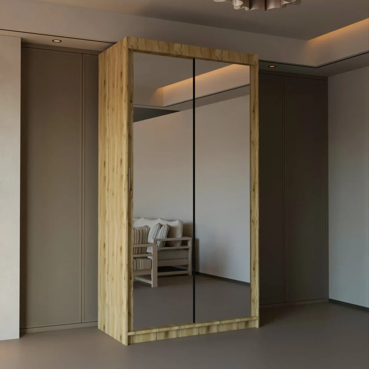 CHICAGO WARDROBE - Elegant Sliding Wardrobes with Premium Mirrors - Image 12