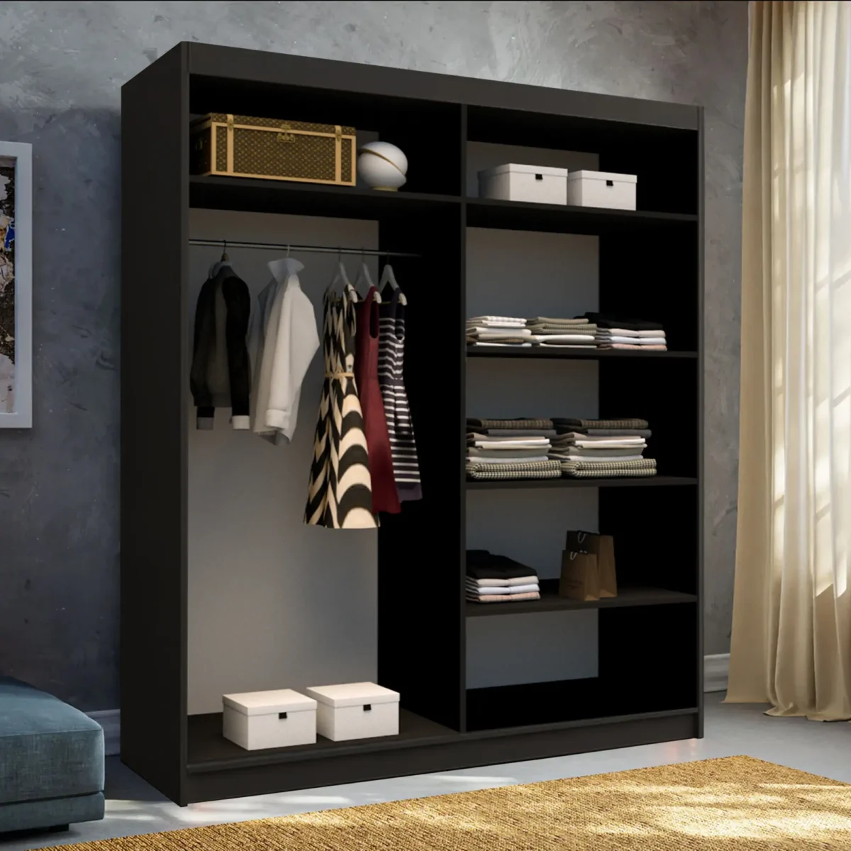 INFINITY HIGH GLOSS WARDROBE - Image 12