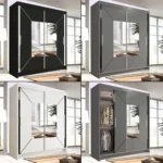 NICOLE WARDROBE - Elegant Sliding Wardrobe with Premium Organization