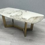Sorrento Oval Ceramic Coffee Table