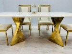 Ravello 180cm Marble Dining Table - Image 5