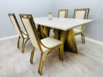 Ravello 180cm Marble Dining Table - Image 8