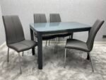 Morano Glass Dining Table with Carlo Chairs - Image 7