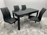 Morano Glass Dining Table with Carlo Chairs - Image 3