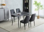 Oxford Ceramic Dining Table 1.2m & 4 Chairs - Image 14