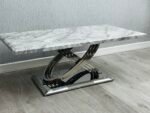 Elina Grey Marble Coffee Table (Grey)